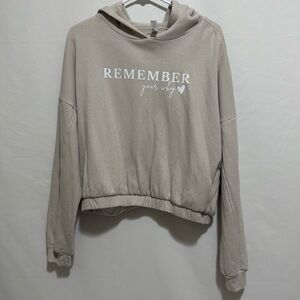 Bella canvas fleece collection cropped hoodie